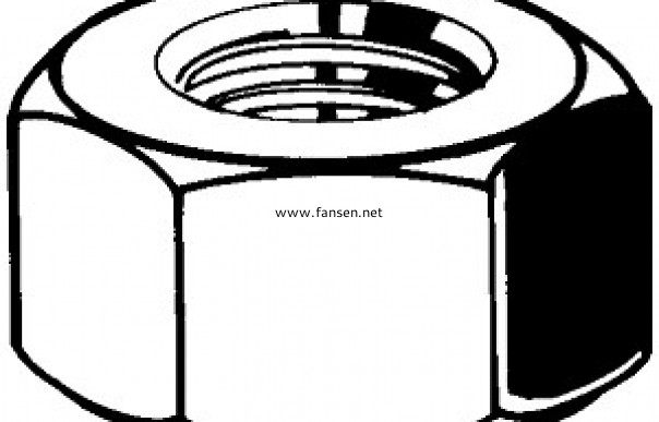 DIN934 Hexagon Nut 六角螺帽